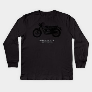 Bonneville T120 1956 - Classic motorcycles Kids Long Sleeve T-Shirt